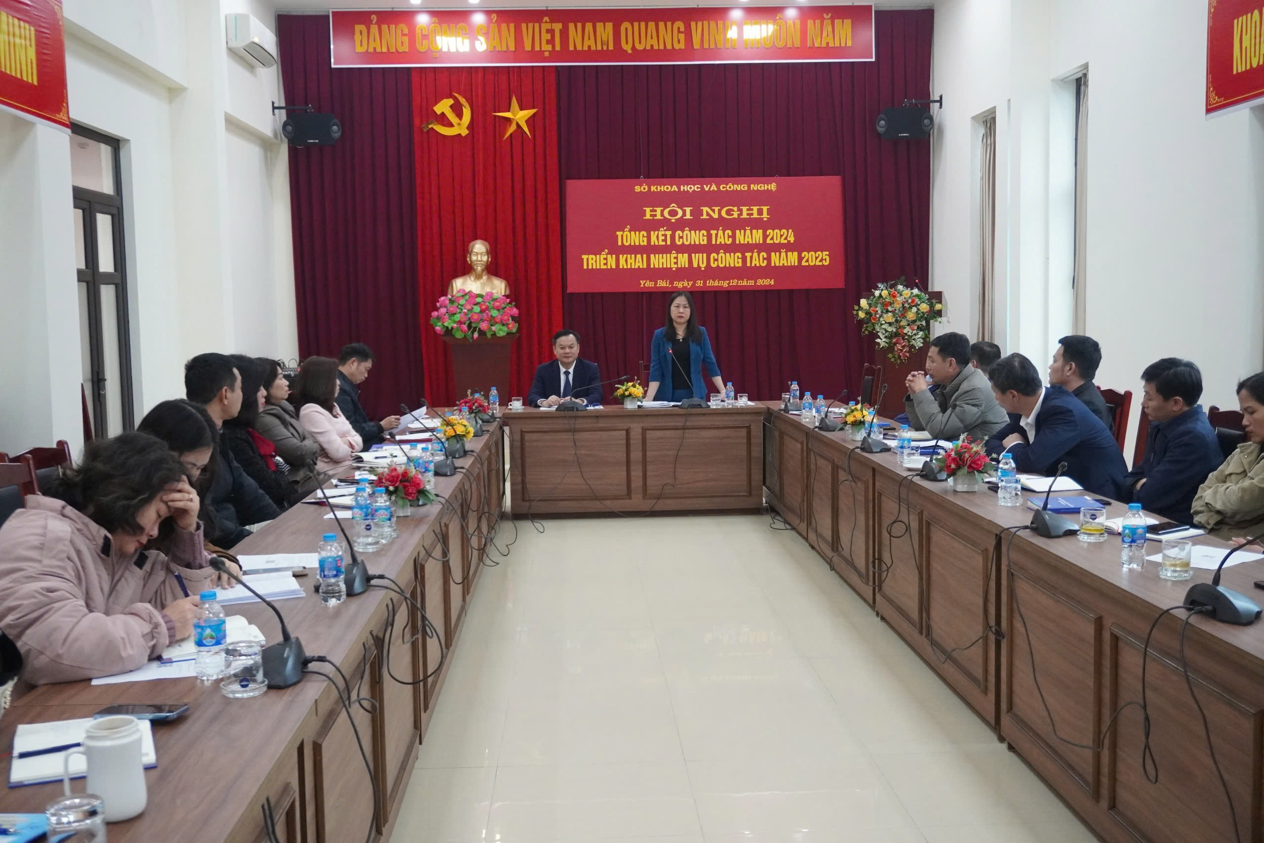 SỞ KHOA HỌC VÀ CÔNG NGHỆ YÊN BÁI THỰC HIỆN  CÁC MỤC TIÊU, NHIỆM VỤ NĂM 2024, ĐỊNH HƯỚNG TRIỂN KHAI NHIỆM VỤ NĂM 2025